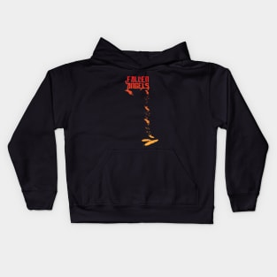 Fallen angels-orange/red Kids Hoodie